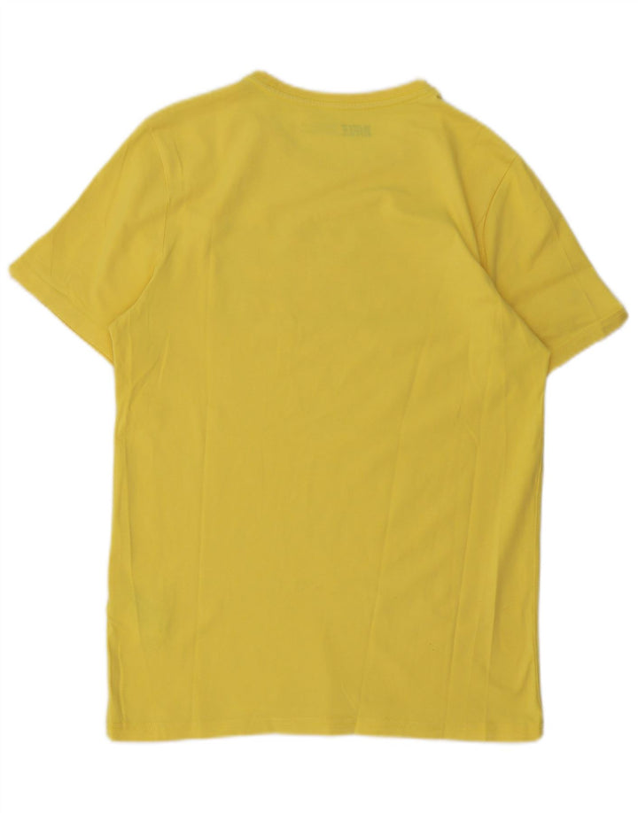 Tricou grafic pentru bărbați Rifle Top Bumbac galben mediu
