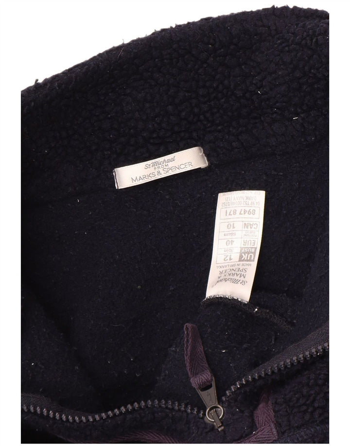 Pulover supradimensionat din lână pentru femei Marks & Spencer UK 12 Medium Bleumarin