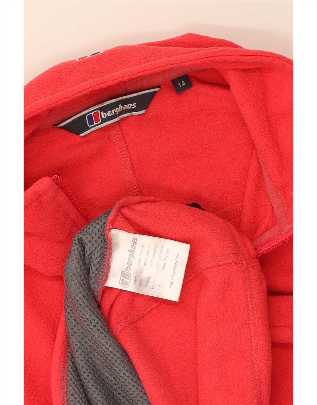 Jachetă fleece pentru femei Berghaus UK 14, mare, roz, poliester