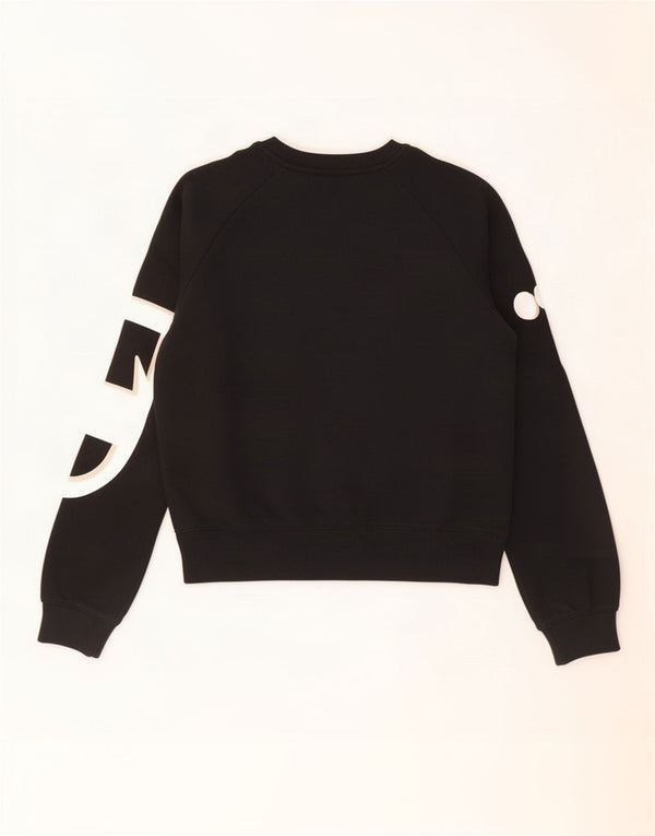 Pulover cu grafic pentru fete Champion 13-14 ani XL bumbac negru