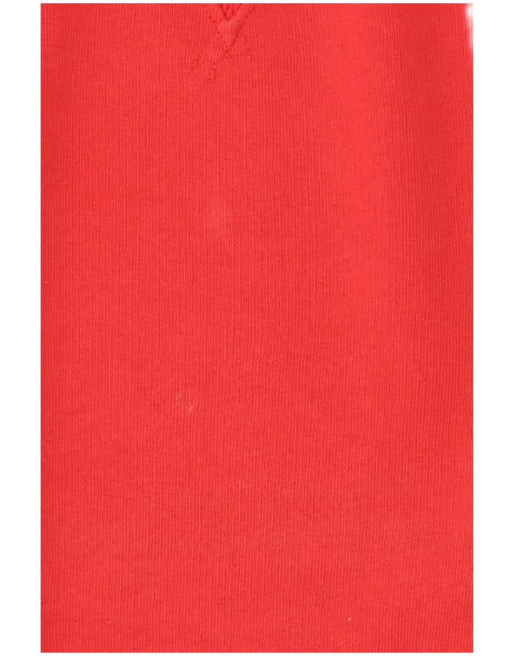 Pulover supradimensionat pentru femei Polo Ralph Lauren UK 14 Medium Red