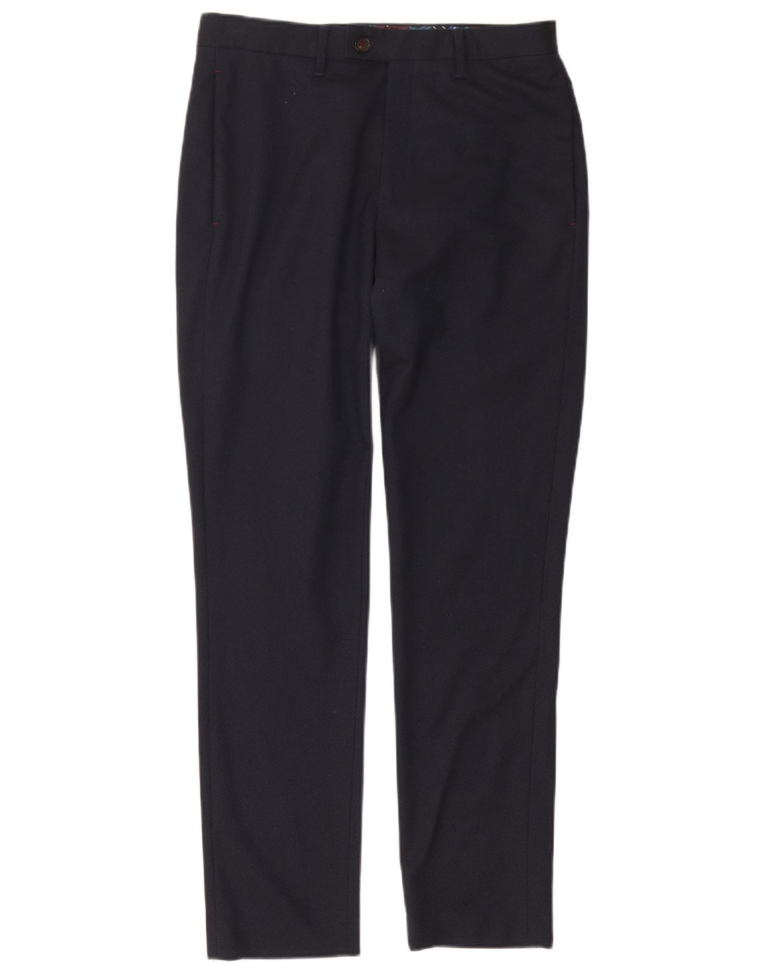 Pantaloni de costum pentru bărbați TED BAKER Slim Fit L30 L30 bleumarin