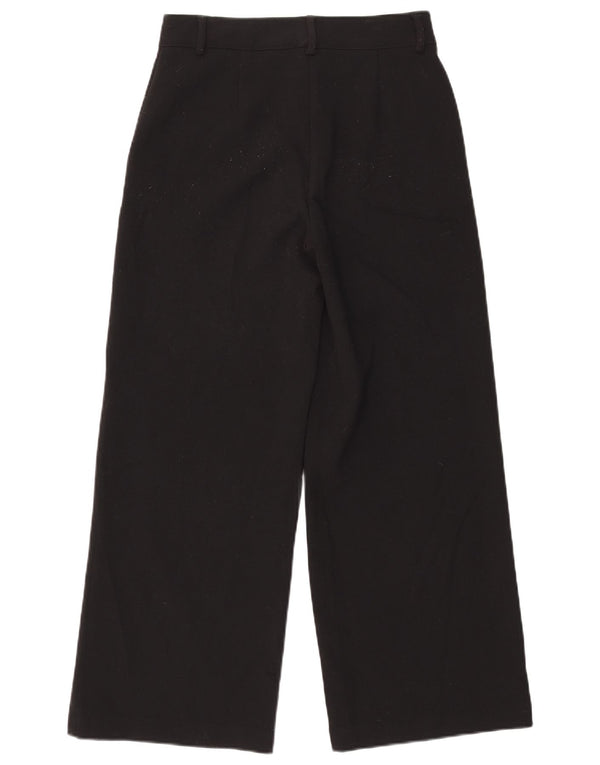 Marks & Spencer Pantaloni casual pentru femei cu talie înaltă UK 10 Small W27 L28 Negru