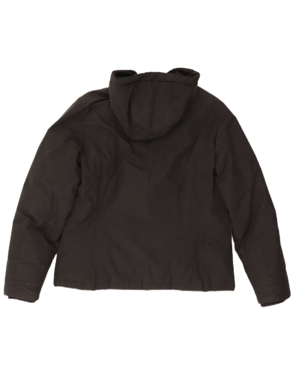 Jachetă căptușită supradimensionată pentru femei Woolrich, UK 18 XL, bumbac negru