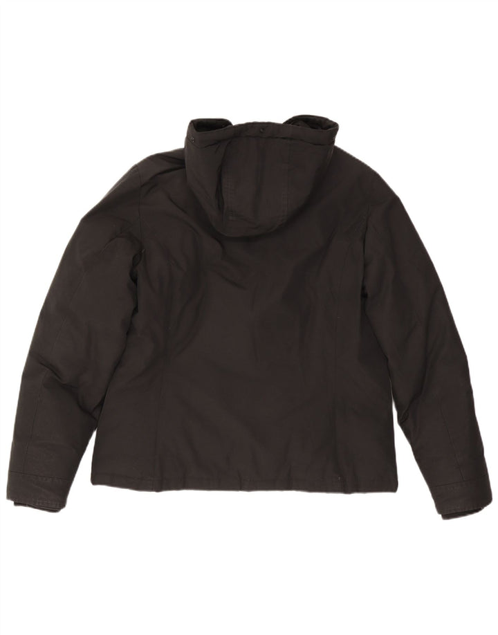 Jachetă căptușită supradimensionată pentru femei Woolrich, UK 18 XL, bumbac negru