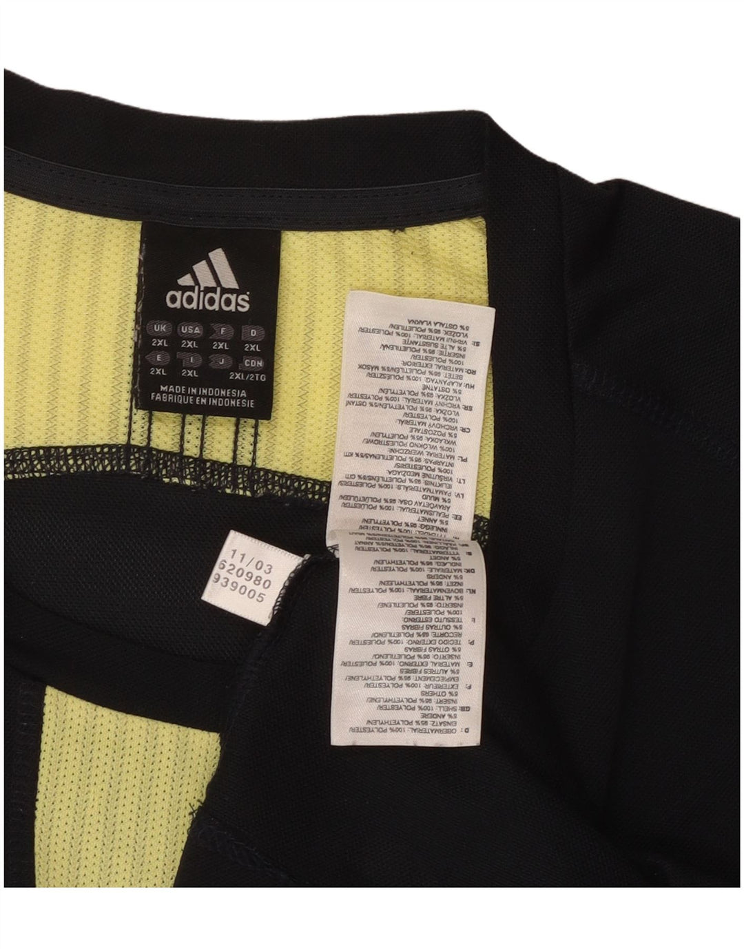 Tricou ADIDAS Climacool pentru bărbați Top 2XL, negru, poliester color bloc