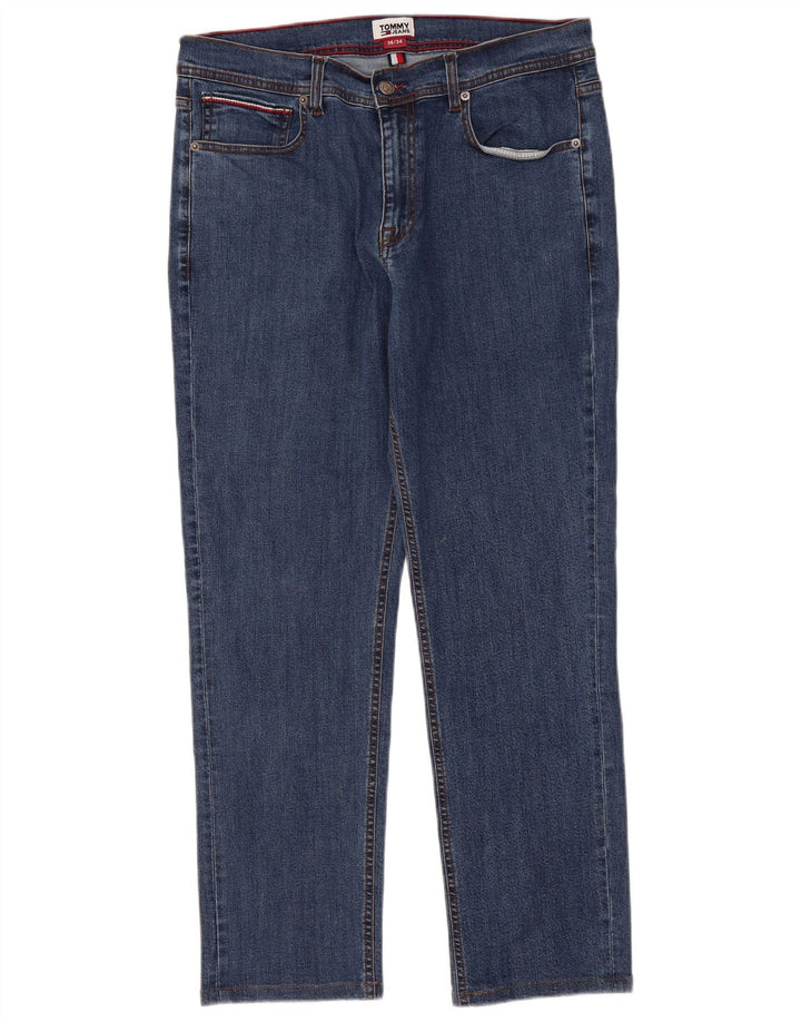 Blugi drepti pentru femei Tommy Hilfiger W36 L28 Bumbac albastru
