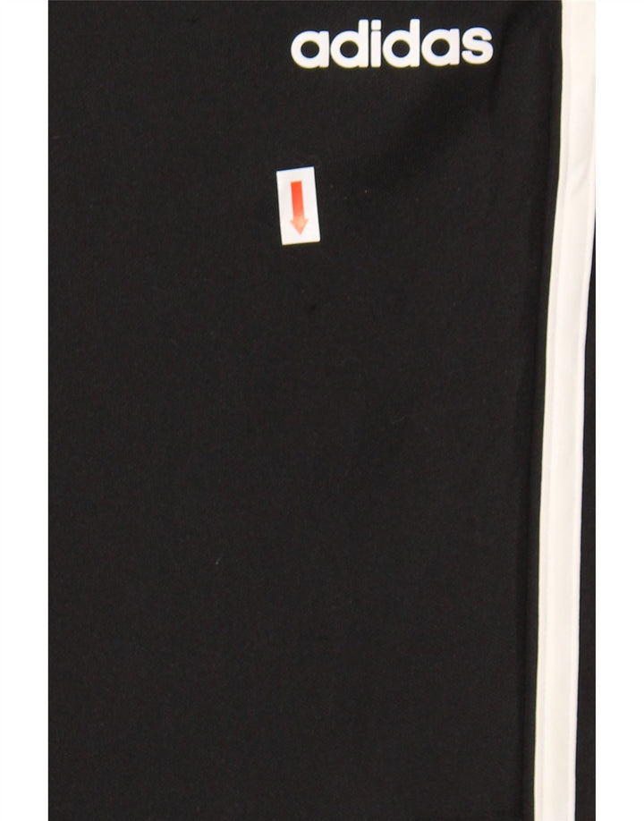 ADIDAS Boys Tracksuit Trousers 13-14 Years  Black Polyester Vintage Adidas and Second-Hand Adidas from Messina Hembry 