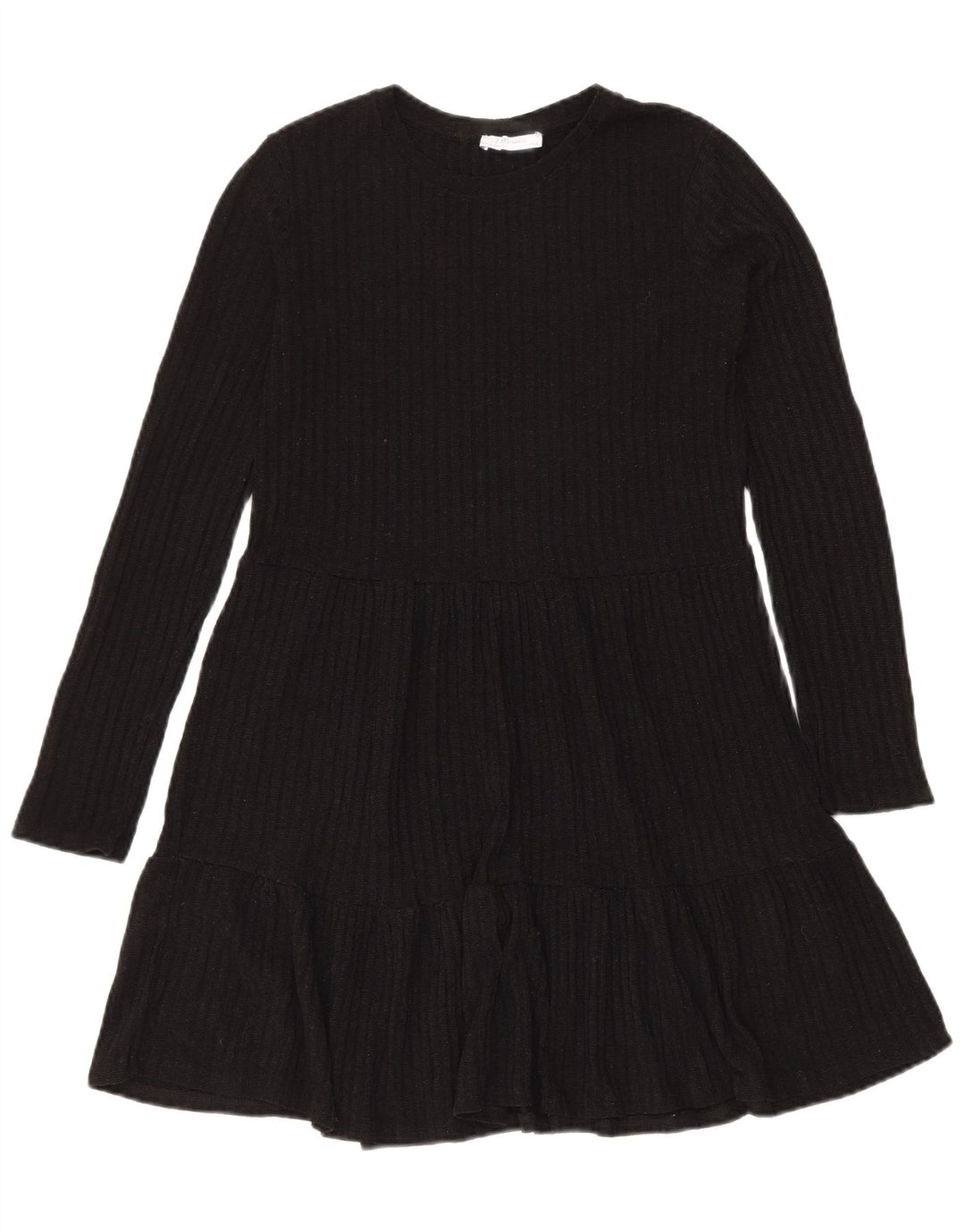 Rochie tricotată pentru femei Zara UK 12 Medium Black