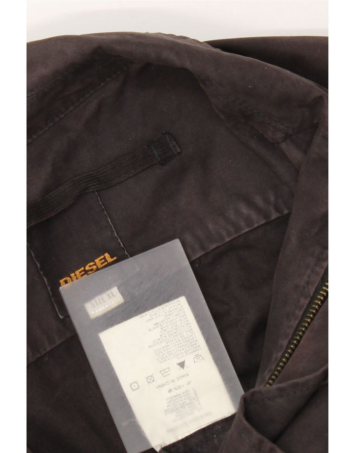 Jachetă utilitare pentru femei Diesel UK 18 XL, bumbac negru