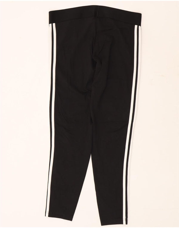 Leggings pentru femei Adidas UK 16/18, mare, negru, bumbac