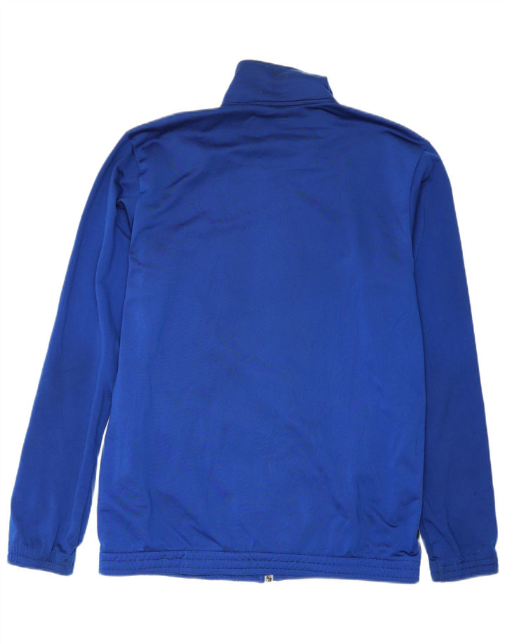 Jachetă de trening Adidas pentru bărbați Marea Britanie 40/42, albastru mediu, poliester color bloc