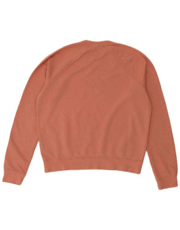 Pulover supradimensionat pentru femei Nike UK 10 Bumbac roz mic