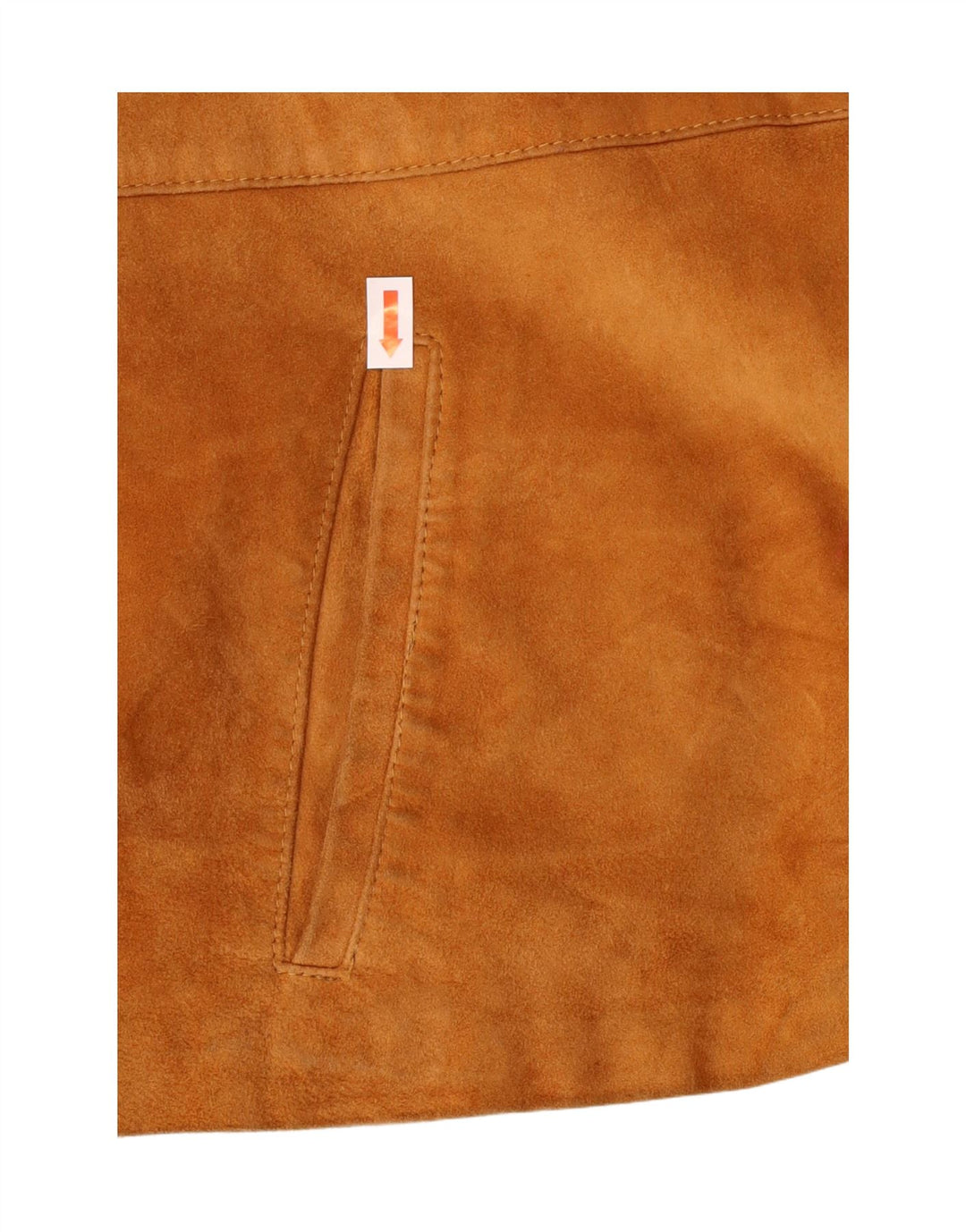 Blazer Vintage pentru femei cu 2 nasturi din piele intoarsa, UK 8, Bej mic