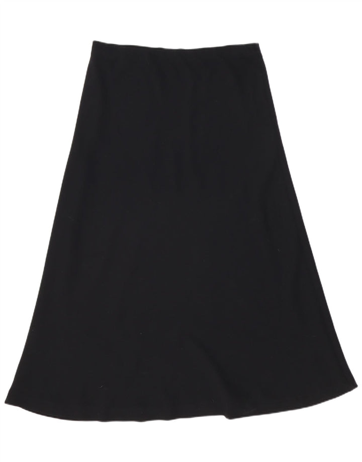 Fustă A-Line Vintage pentru femei cu talie înaltă W34 mare neagră