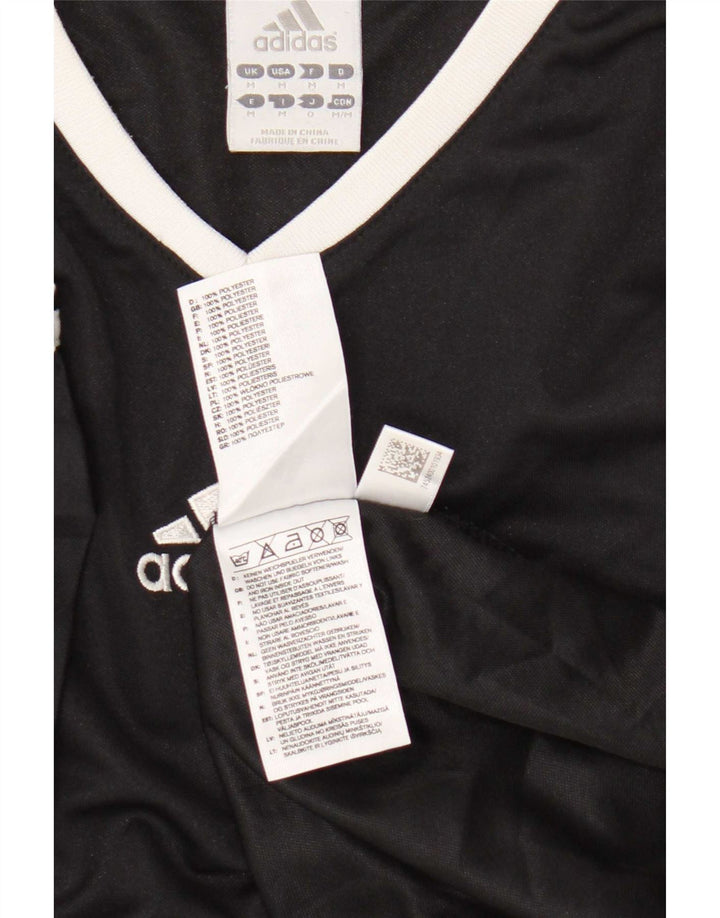 Tricou pentru bărbați Adidas Top Mediu Negru Poliester