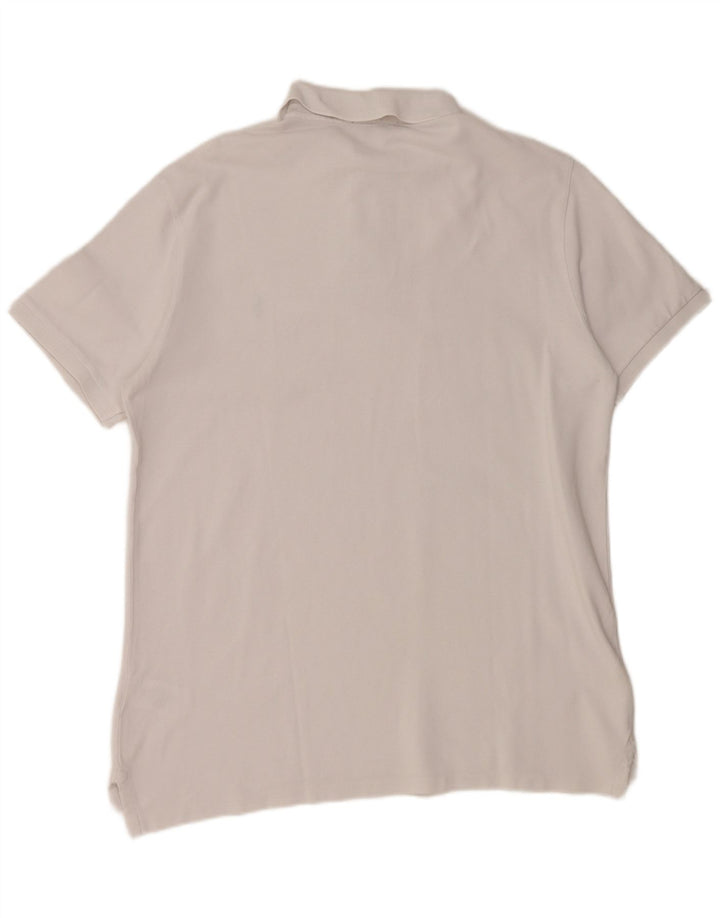 POLO RALPH LAUREN Tricou polo personalizat pentru bărbați, bumbac alb mare