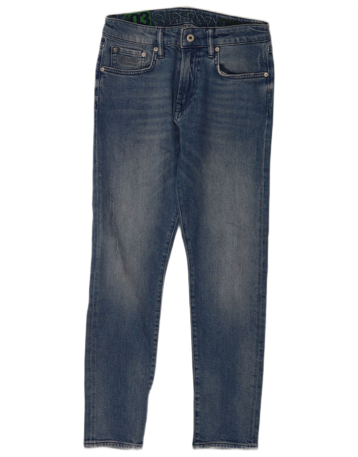 Blugi slim pentru bărbați Superdry W30 L27 Bumbac albastru