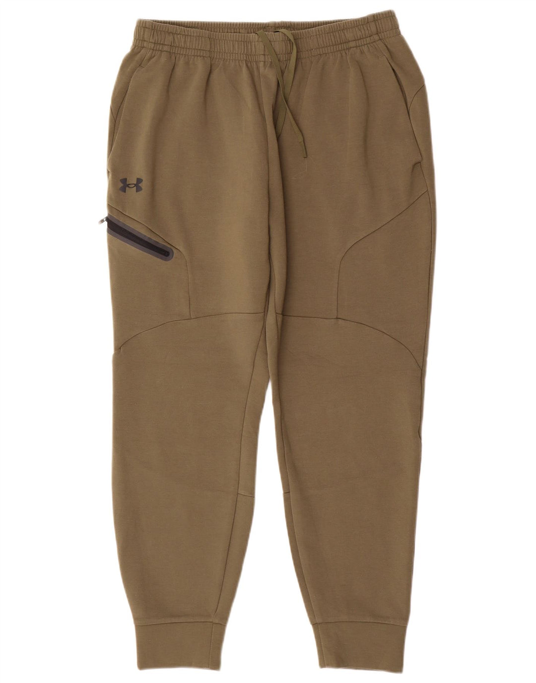 Pantaloni de trening pentru bărbați Under Armour Pantaloni de jogging Mari Kaki Poliester