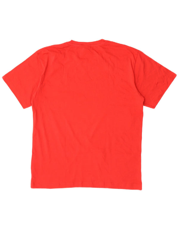Tricou Bărbați Lotto Top XL Bumbac Roșu