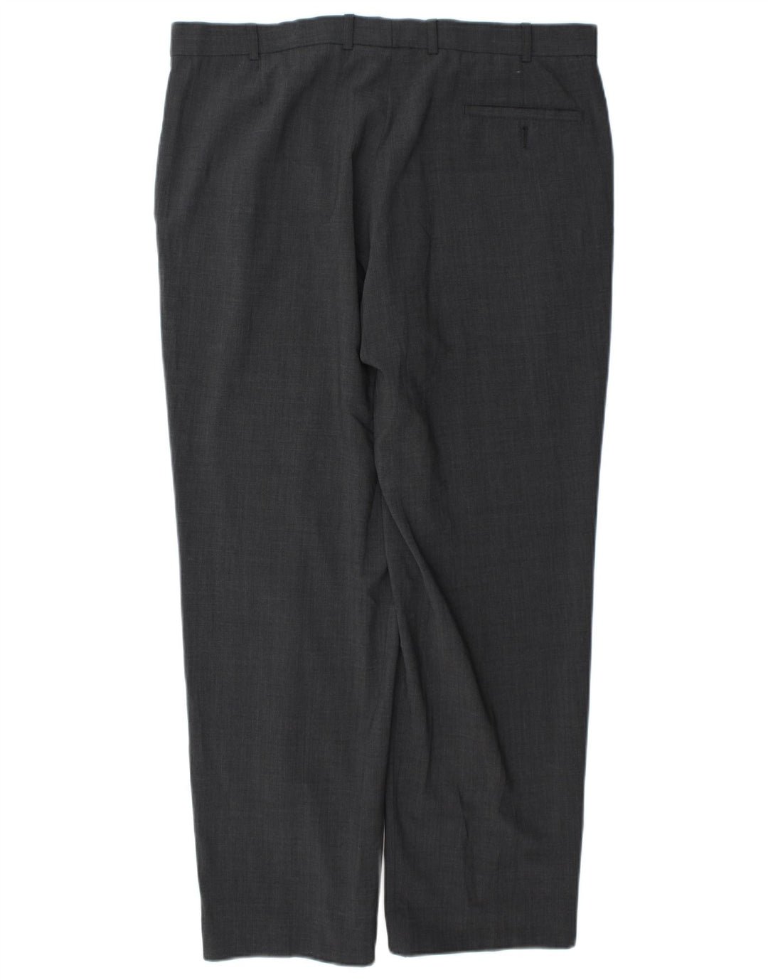 Marks & Spencer Pantaloni de costum croiți pentru bărbați L38 L31 Poliester gri