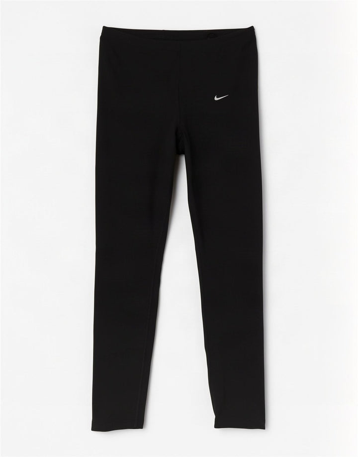 Leggings pentru femei Nike UK 10/12 Poliester mediu negru