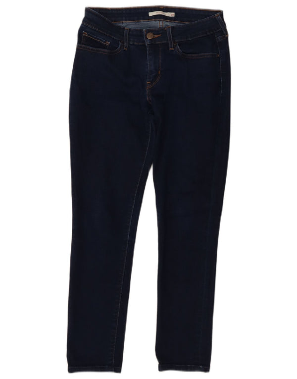 Blugi skinny Levi's 711 pentru femei W28 L26 bumbac bleumarin