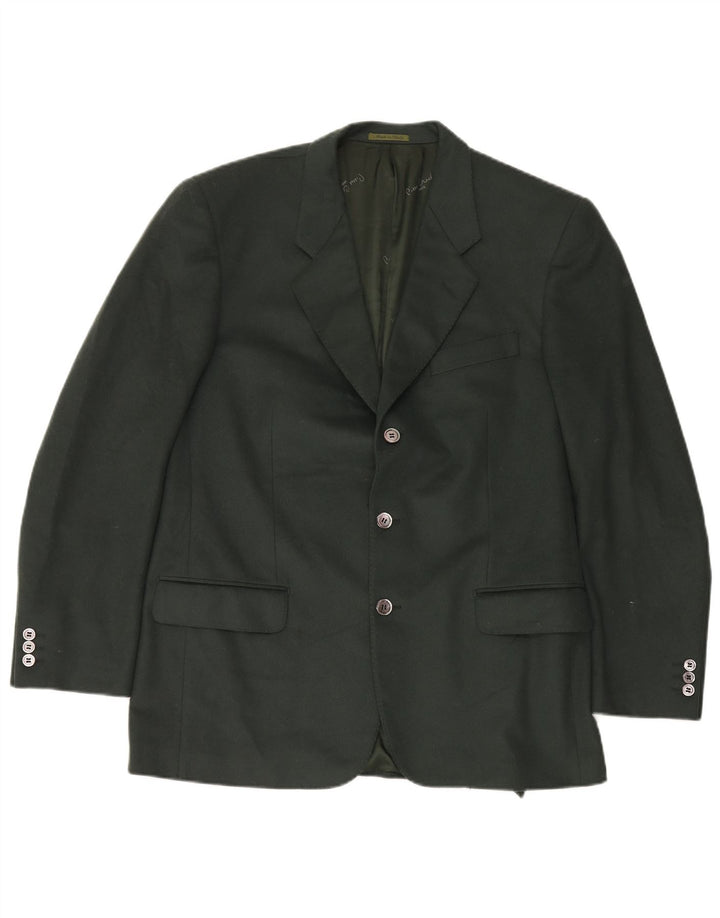 Jachetă Blazer pentru bărbați Pierre Cardin cu 3 nasturi IT 50 Lână mare kaki