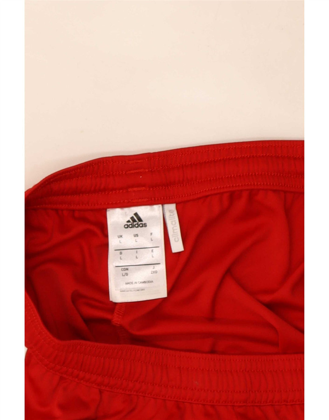 Pantaloni scurți sport Climalite Adidas pentru bărbați, roșu, mare, poliester