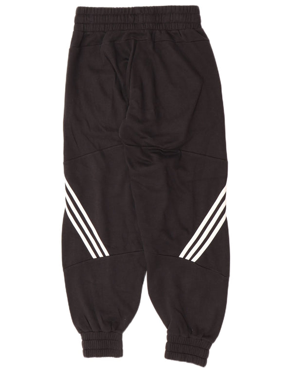 Pantaloni de trening Adidas pentru femei loose fit Pantaloni de jogging UK 12/14 Medium Black