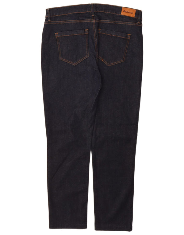 Blugi drepti pentru femei BARBOUR UK 18 XL W34 L28 Bumbac bleumarin