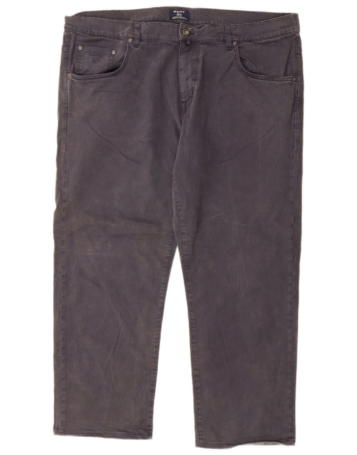 Blugi Gant Bărbați Drepți W42 L28 Bleumarin Bumbac