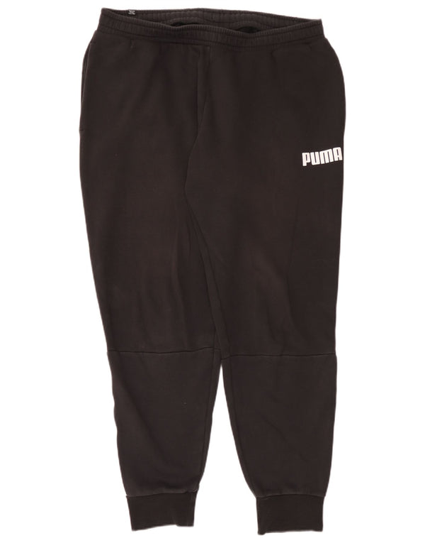 Pantaloni de trening Puma Graphic pentru bărbați Pantaloni de jogging XL, bumbac color bloc negru