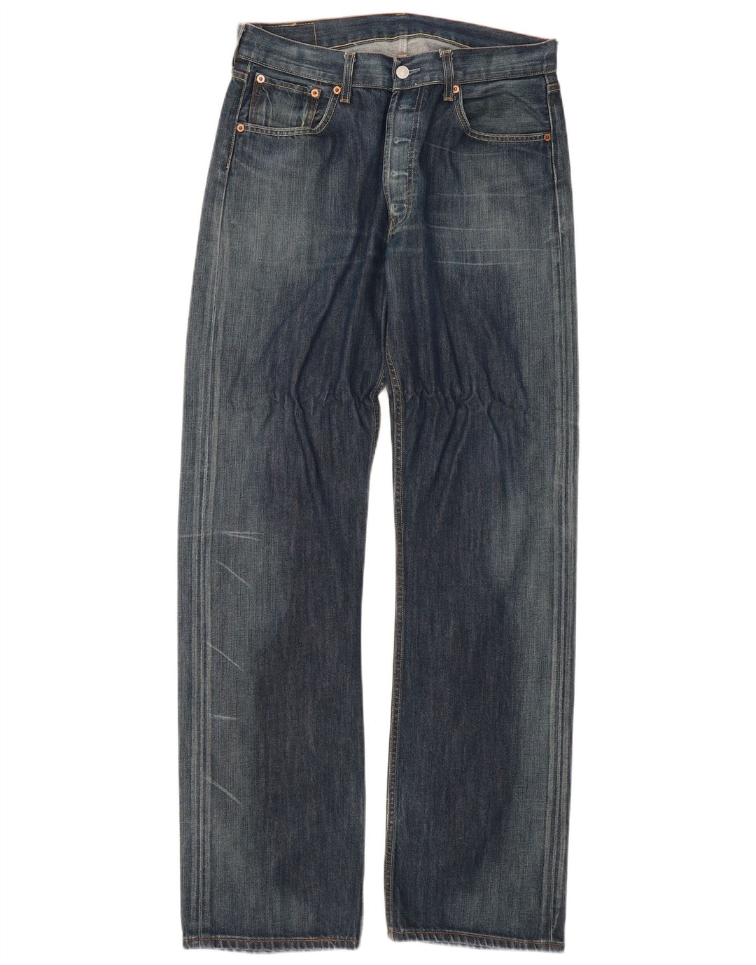 Blugi drepti 501 pentru femei Levi's W34 L36 Bumbac albastru