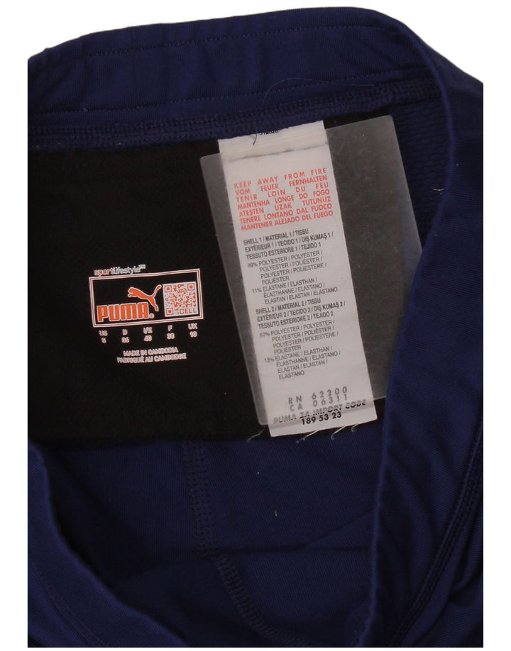 Leggings Capri Puma pentru femei UK 10 Small, bleumarin, poliester