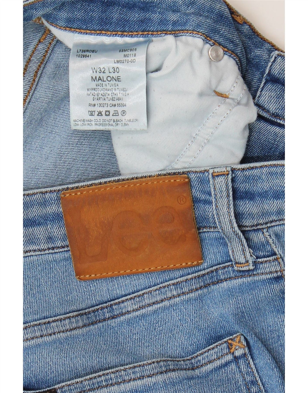 Blugi skinny Lee Malone pentru femei W32 L30 bumbac albastru
