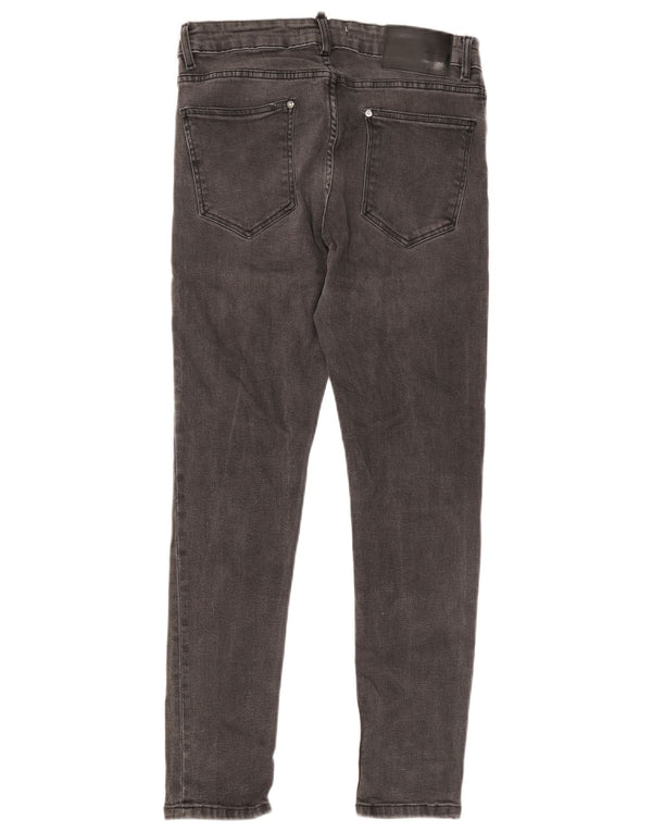 Blugi skinny pentru bărbați Zara EU 42 Large W32 L28 Bumbac gri