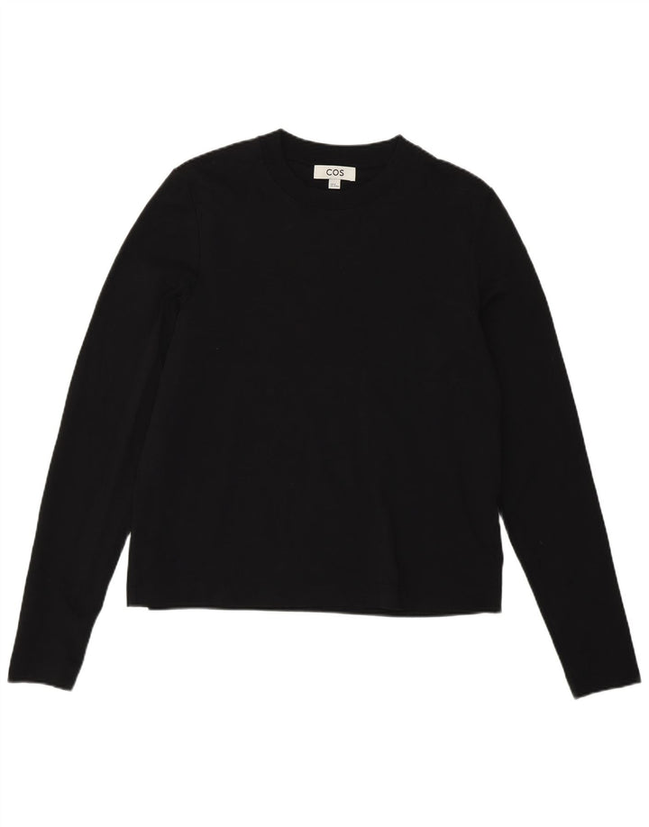 Cos Top pentru femei cu mânecă lungă UK 12 Medium Black