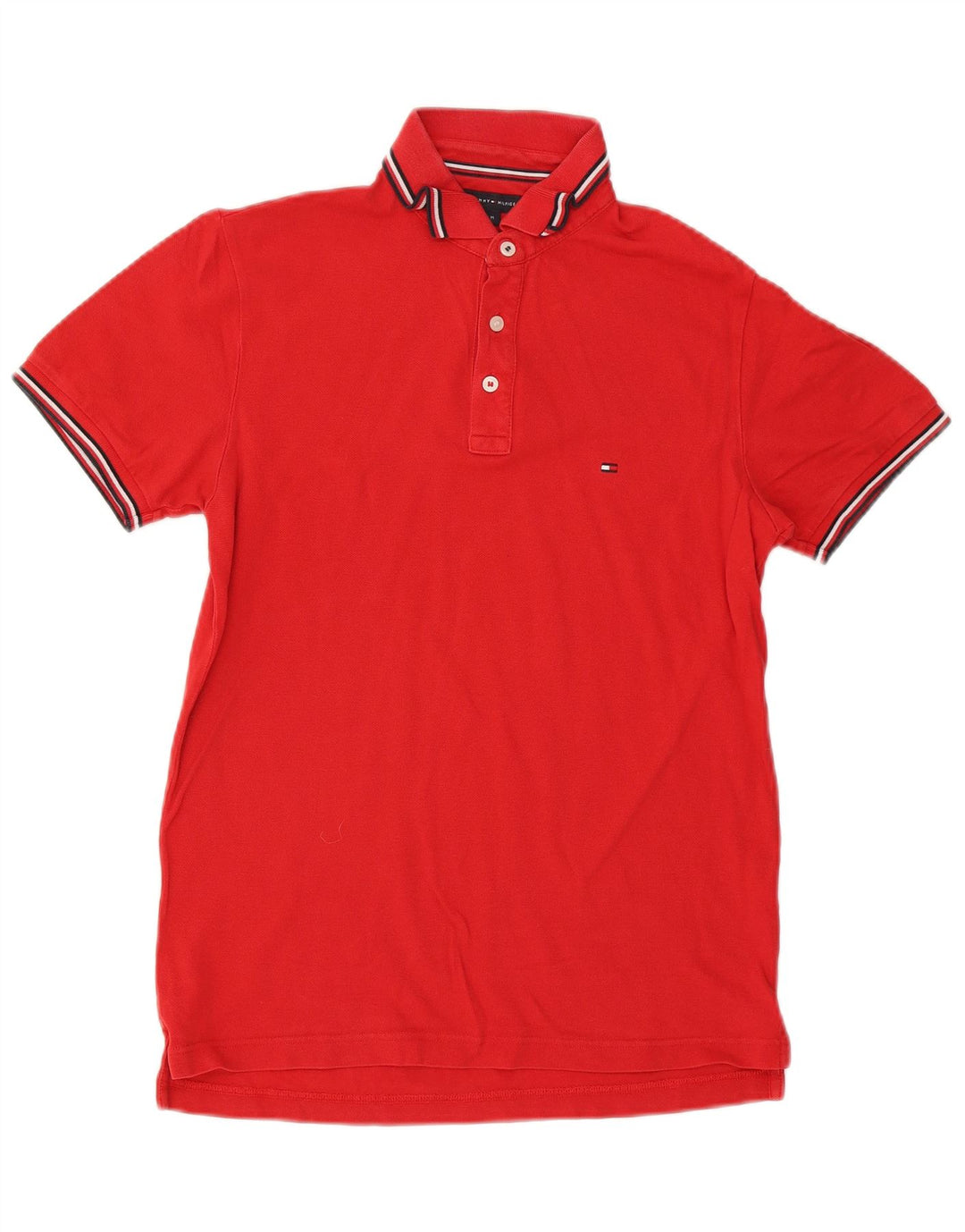Tricou polo Tommy Hilfiger pentru bărbați, roșu mediu