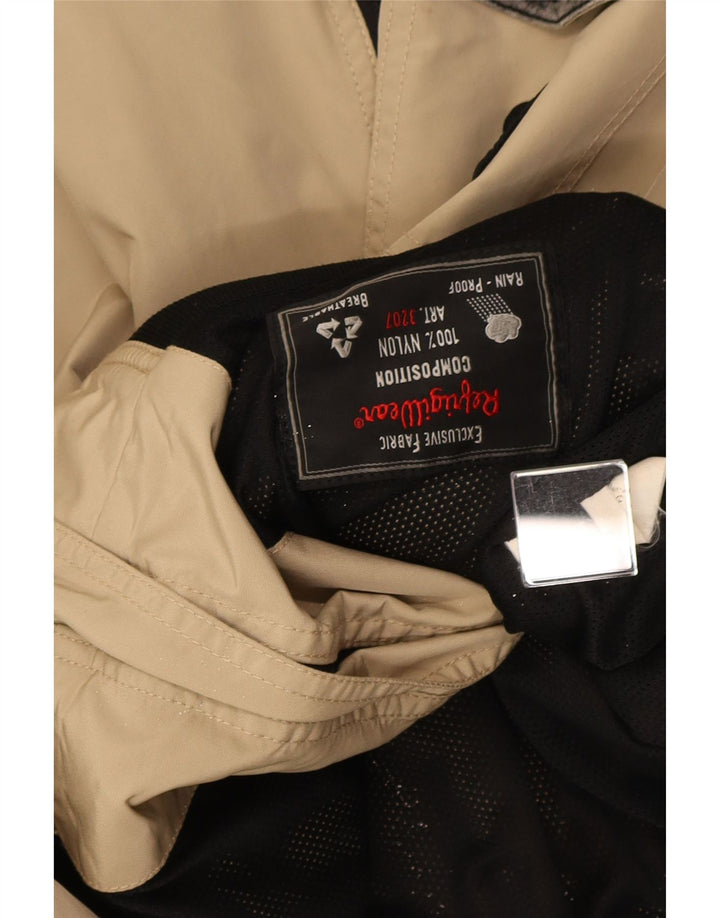 Jachetă de ploaie Bomber pentru bărbați Refrigiwear UK 42 2XL Bej Colorblock