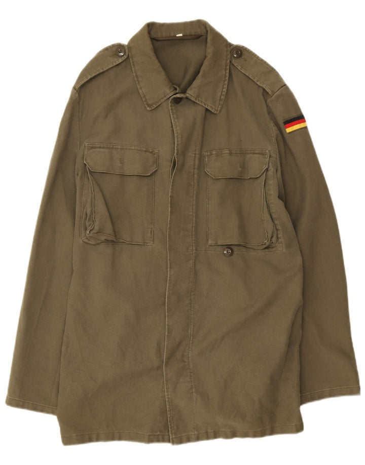 Jachetă militară vintage pentru bărbați UK 38 Medium Khaki