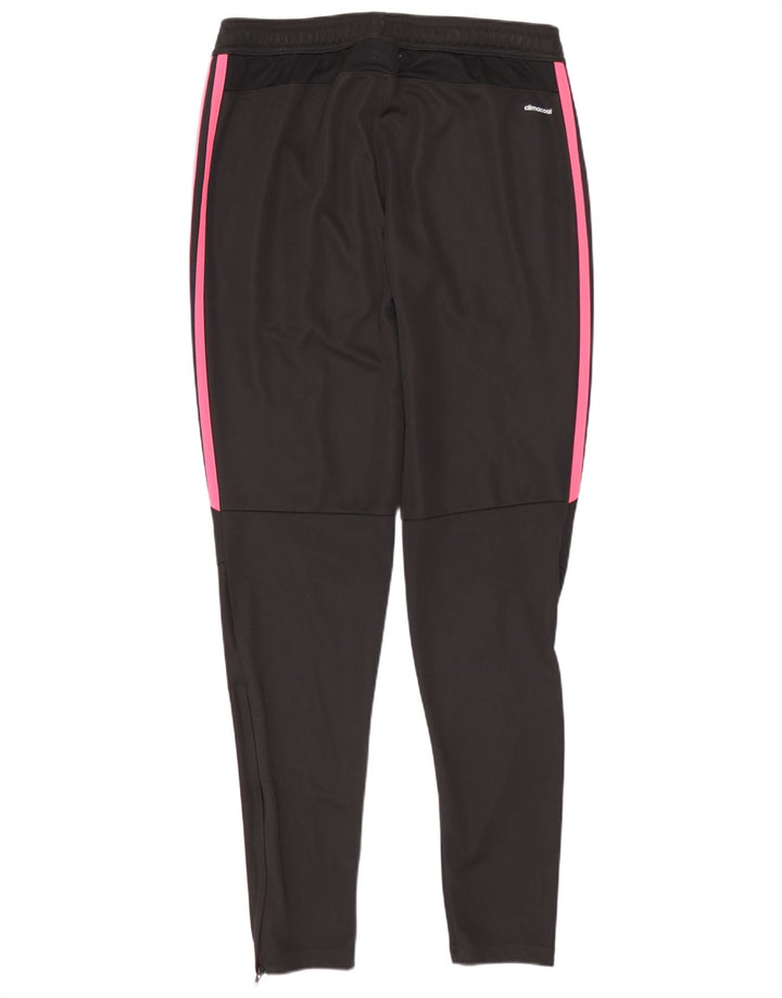 Pantaloni de trening Adidas Climacool pentru femei UK 8/10 Poliester negru mic