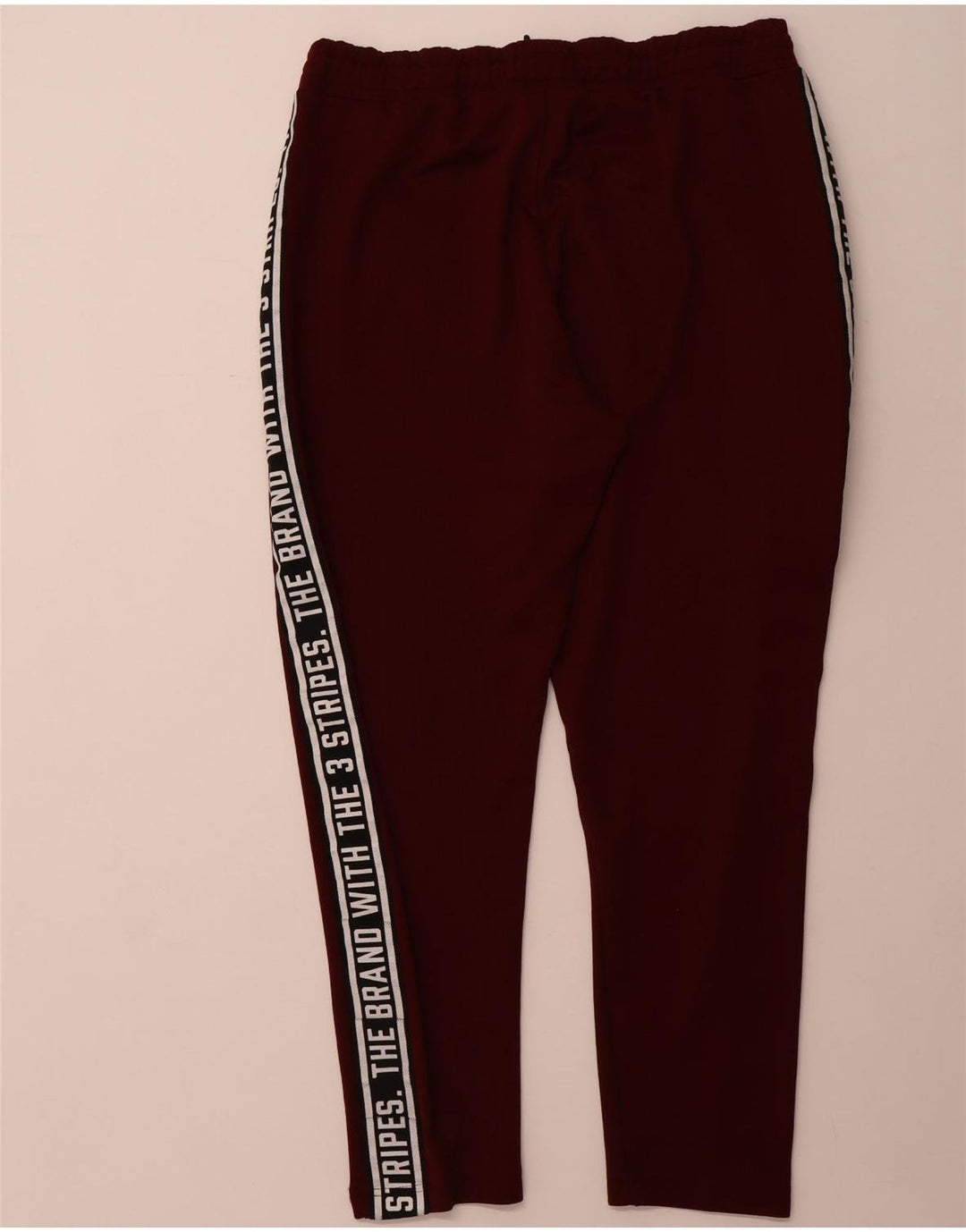 Pantaloni de trening grafic pentru bărbați ADIDAS XL Bordeaux Poliester color bloc