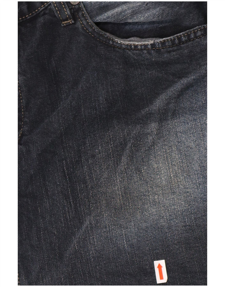 Fusta de blugi pentru femei Levi's, mare W32, bumbac bleumarin