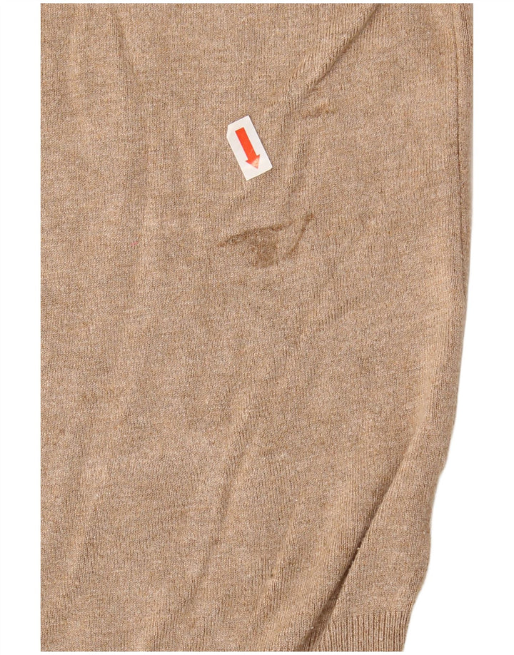 Pulover pentru damă Zara, cu gât turnut, maro mediu, UK 12