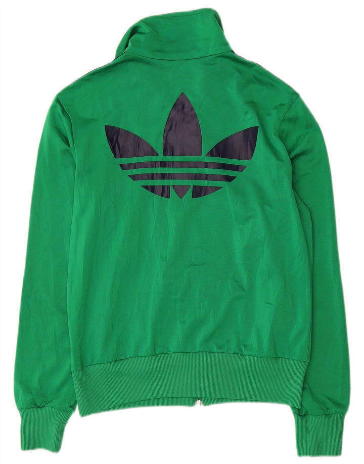 Jachetă de top pentru trening grafic Adidas pentru femei IT 42 Poliester verde mediu