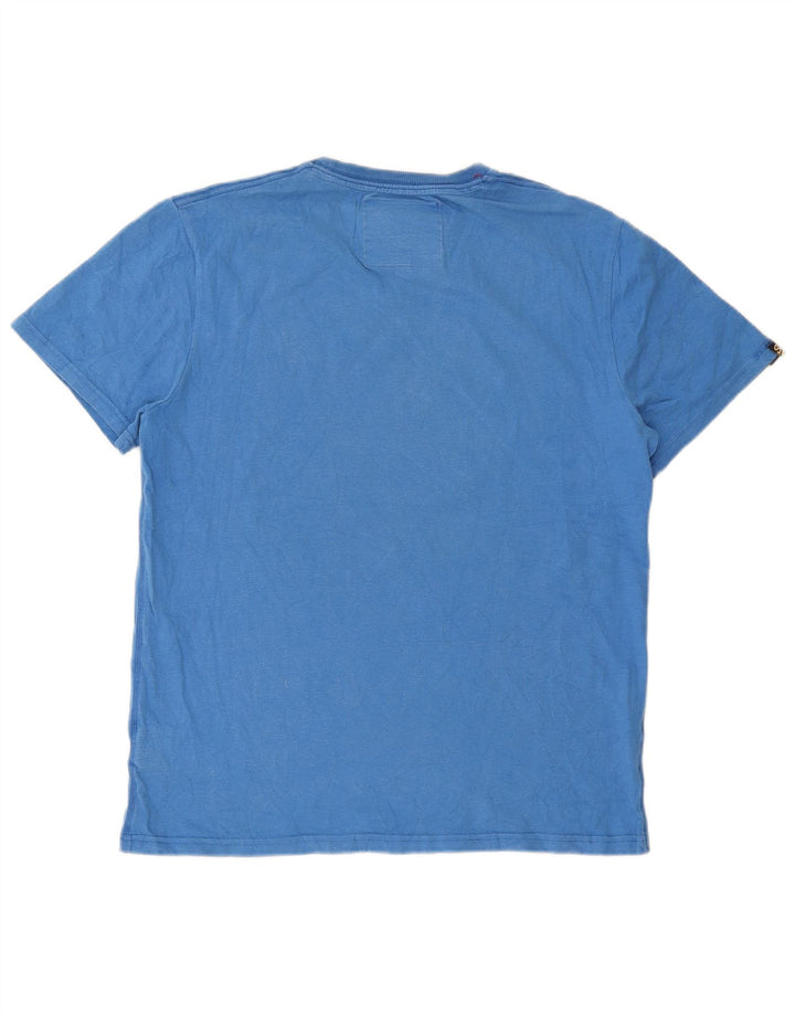 Tricou grafic pentru bărbați Superdry Top 2XL Bumbac albastru