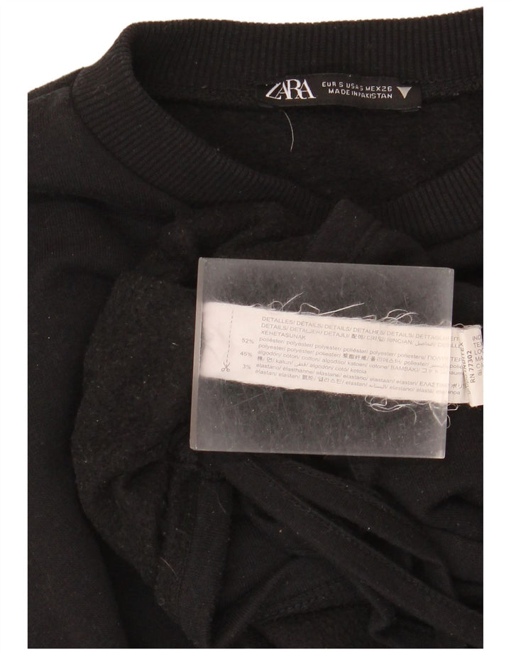 Pulover pentru damă Zara UK 10 Poliester negru mic