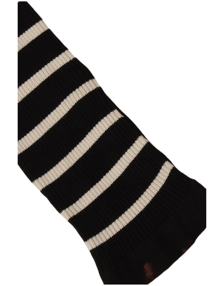 Top femeie Zara cu mânecă lungă UK 10 mic, cu dungi negre, viscoză