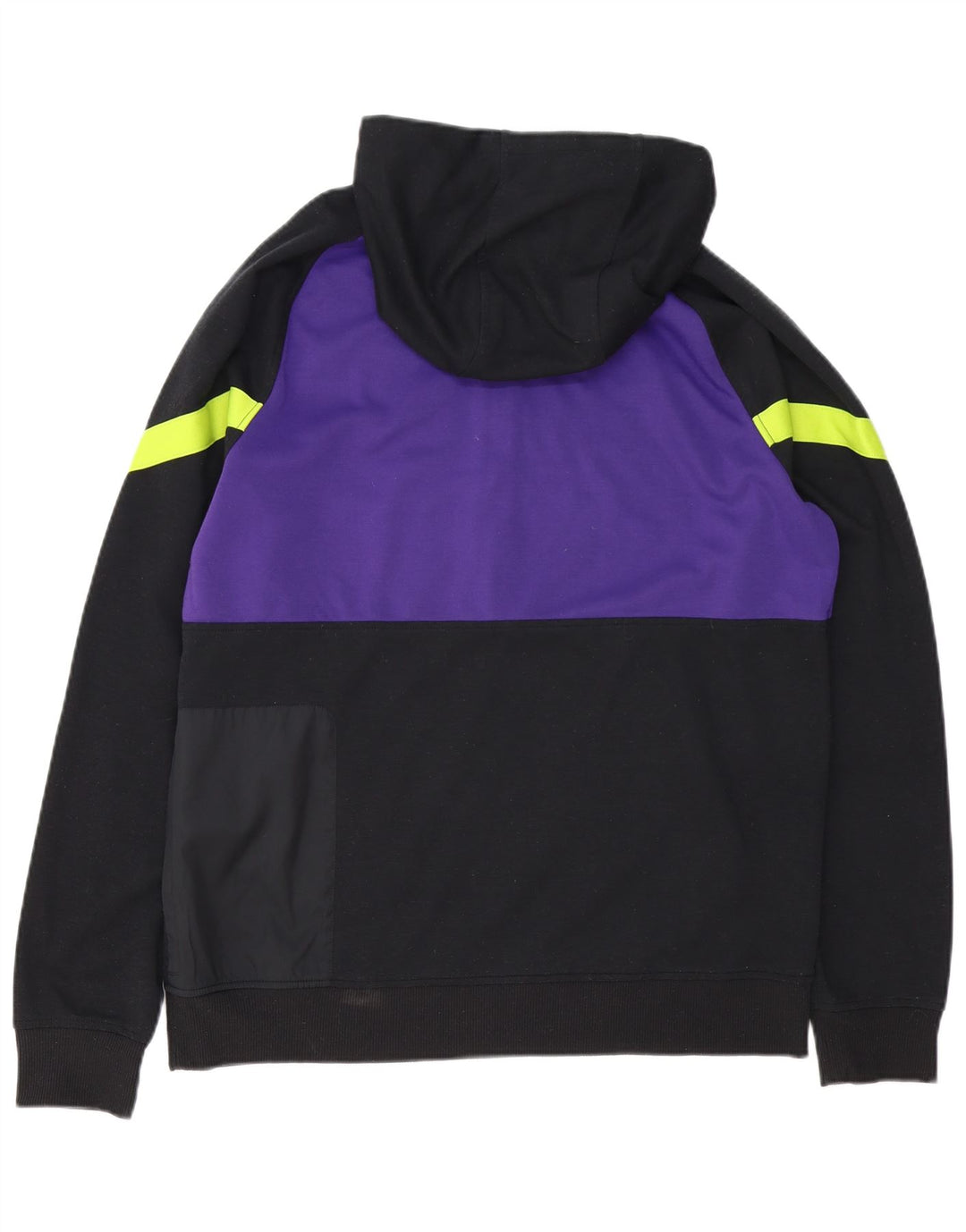 Hanoră Nike pentru bărbați, cu fermoar și gât, din poliester mare, negru